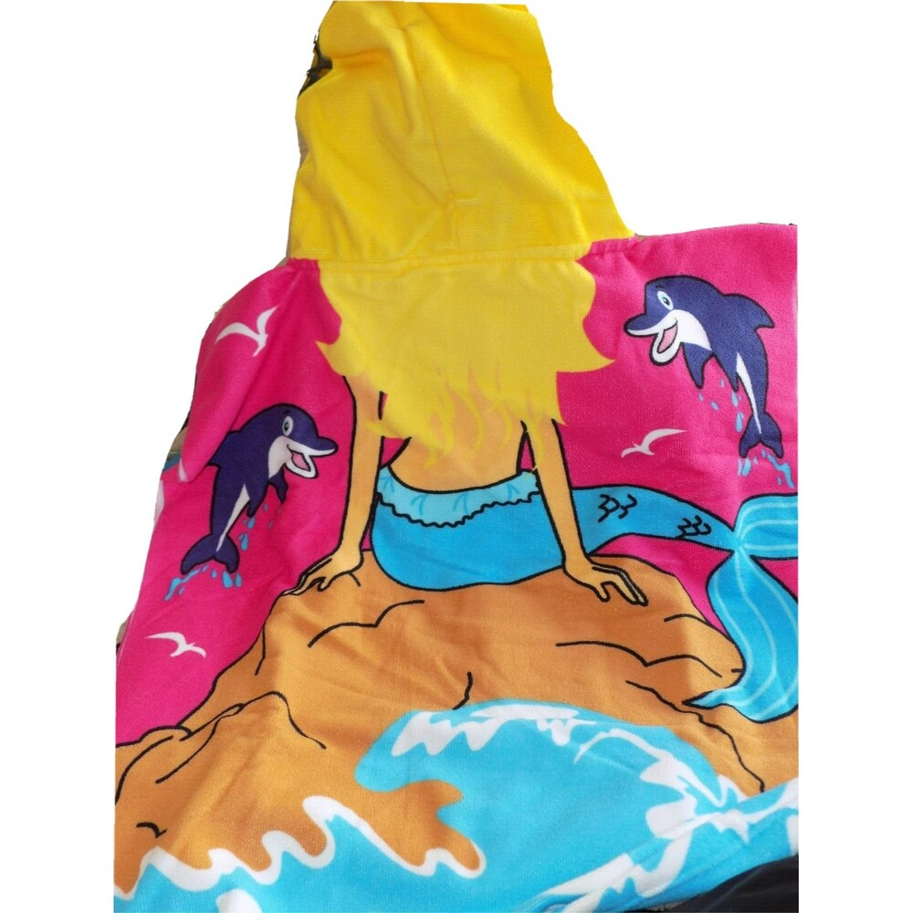 New girl's hooded towel wrap - Picture 2 of 3